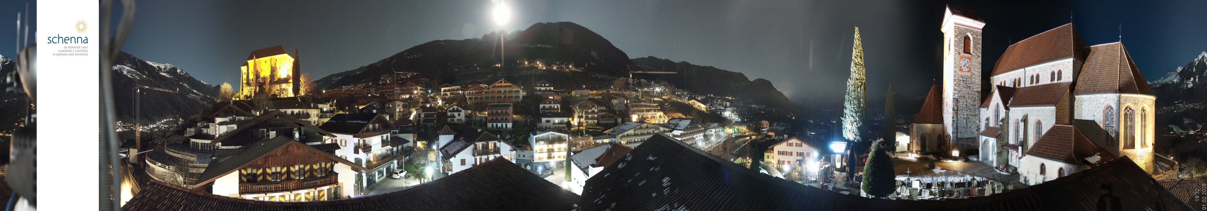 Archiv Foto Webcam Panoramablick Schenna