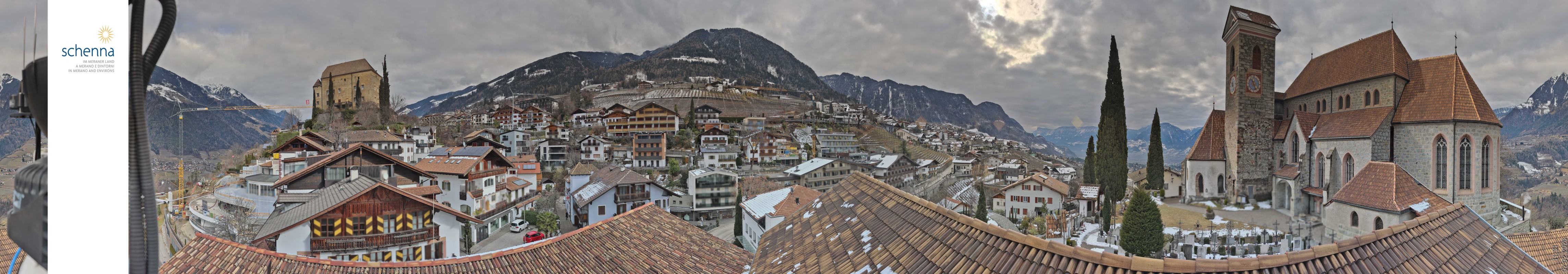 Archiv Foto Webcam Panoramablick Schenna