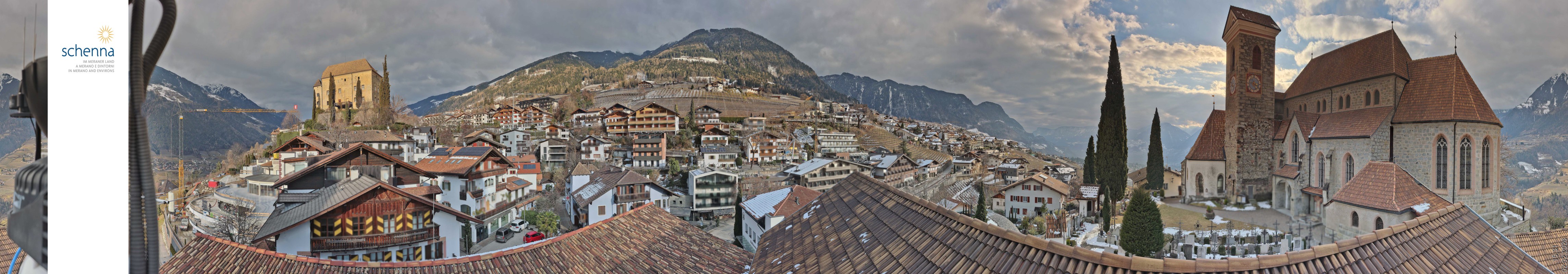 Archiv Foto Webcam Panoramablick Schenna