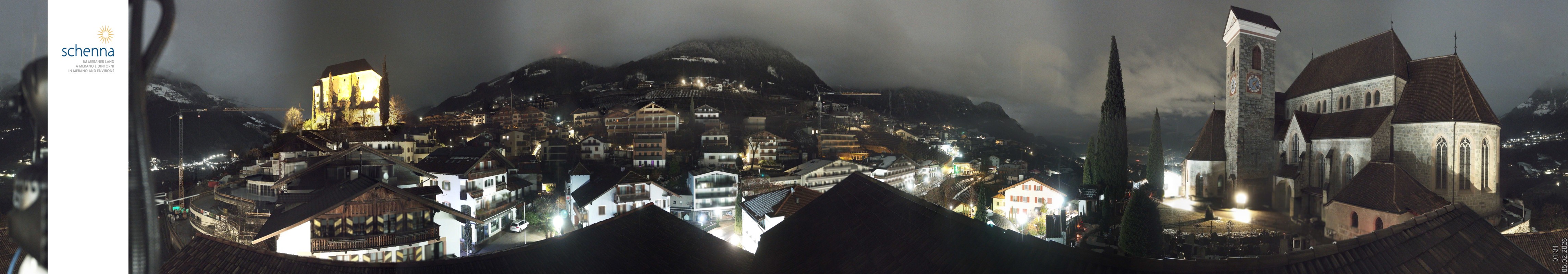 Archiv Foto Webcam Panoramablick Schenna