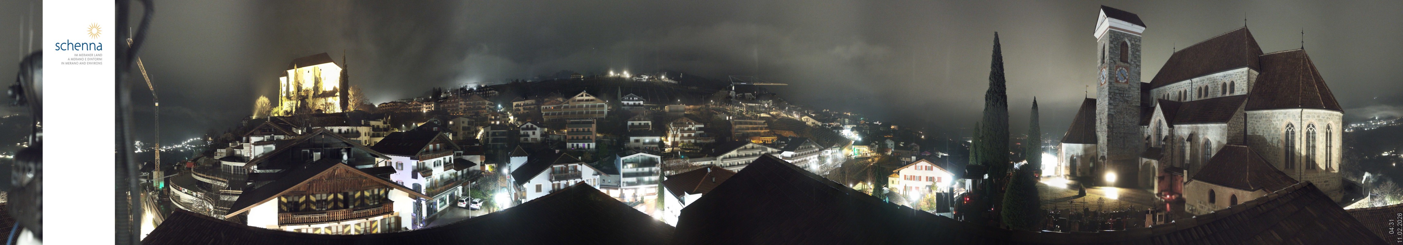 Archiv Foto Webcam Panoramablick Schenna