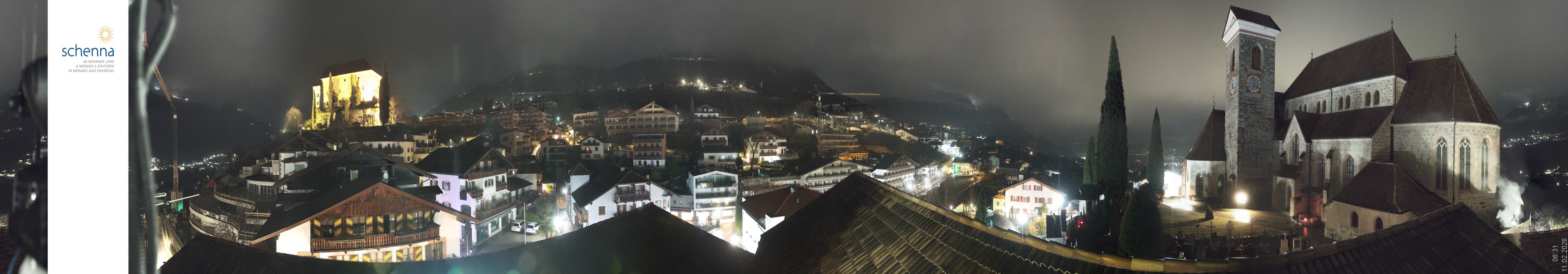 Archiv Foto Webcam Panoramablick Schenna