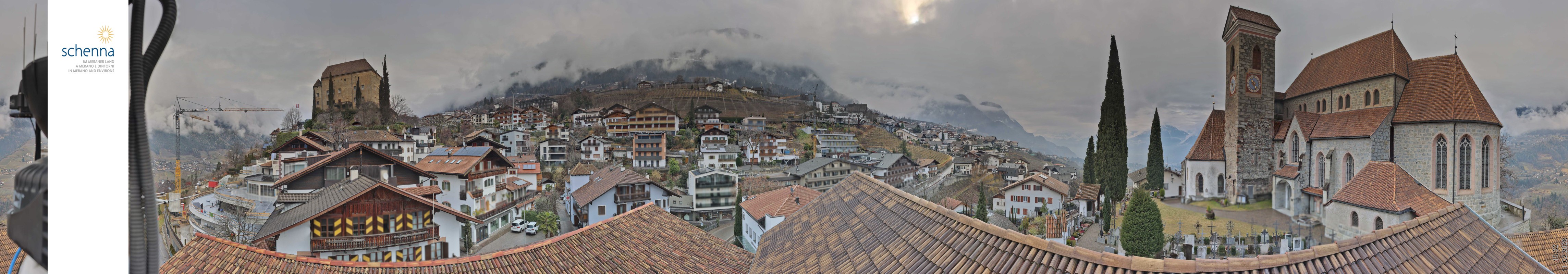Archiv Foto Webcam Panoramablick Schenna