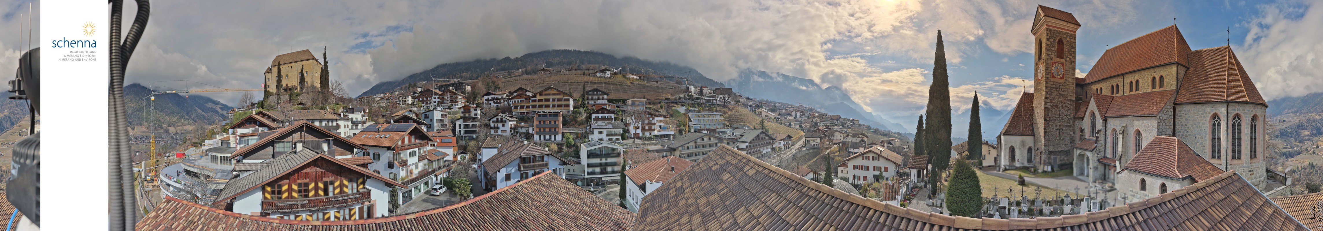 Archiv Foto Webcam Panoramablick Schenna