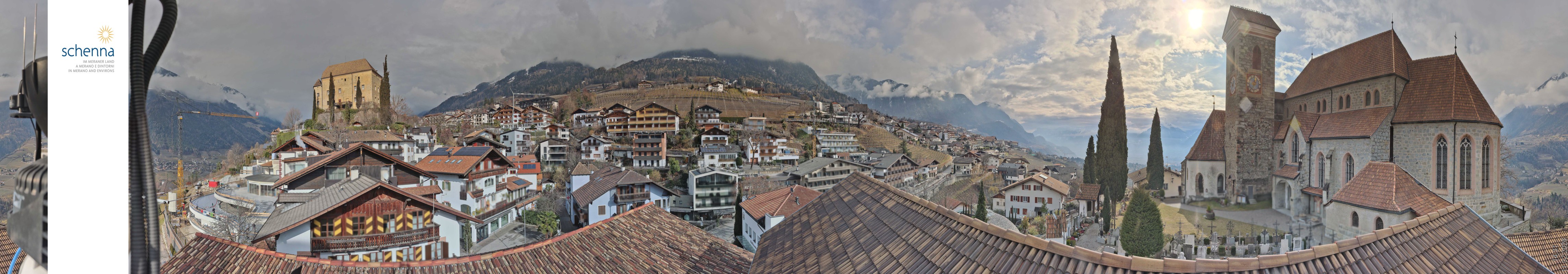 Archiv Foto Webcam Panoramablick Schenna