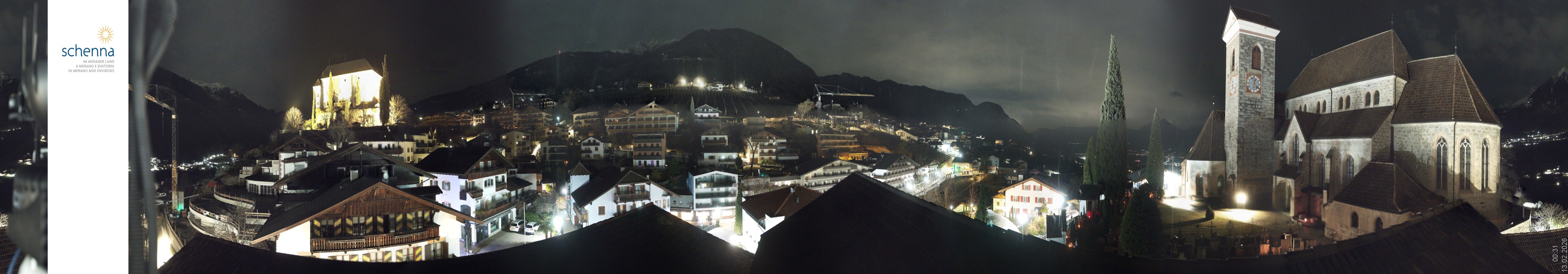 Archiv Foto Webcam Panoramablick Schenna