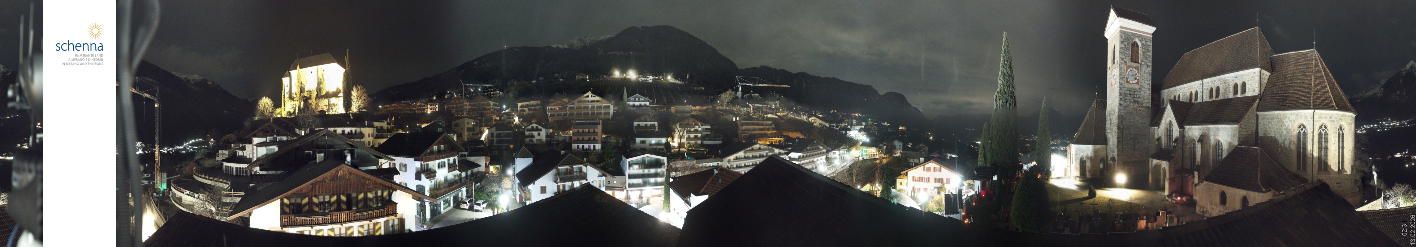 Archiv Foto Webcam Panoramablick Schenna