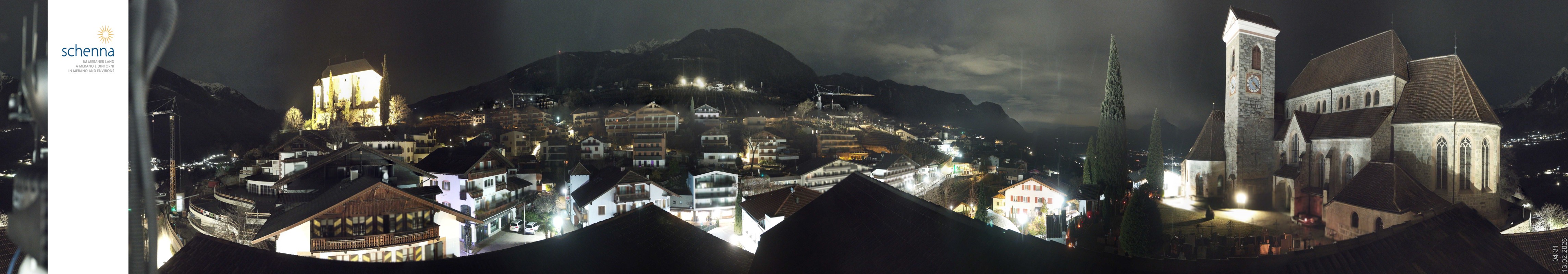 Archiv Foto Webcam Panoramablick Schenna