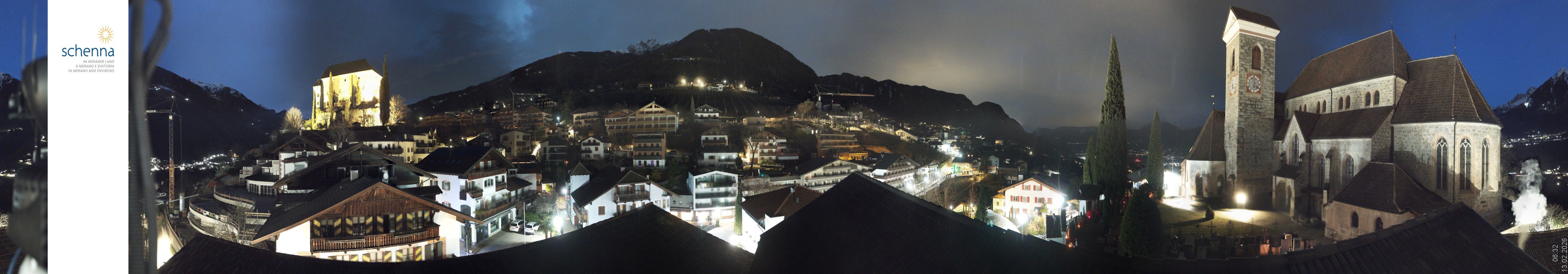 Archiv Foto Webcam Panoramablick Schenna