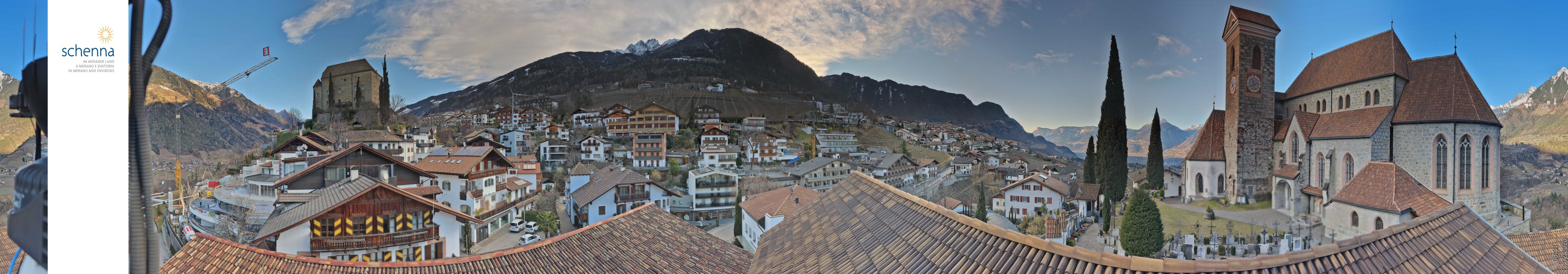 Archiv Foto Webcam Panoramablick Schenna