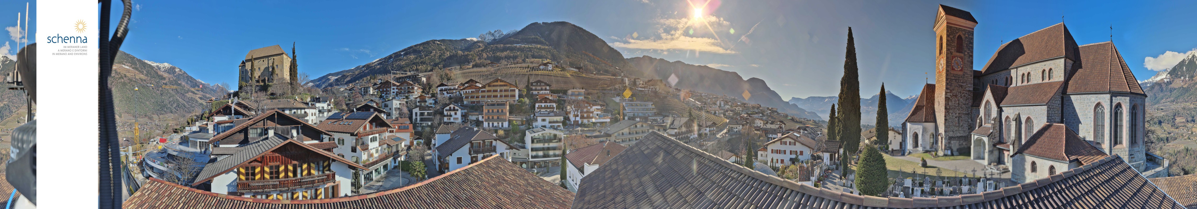 Archiv Foto Webcam Panoramablick Schenna