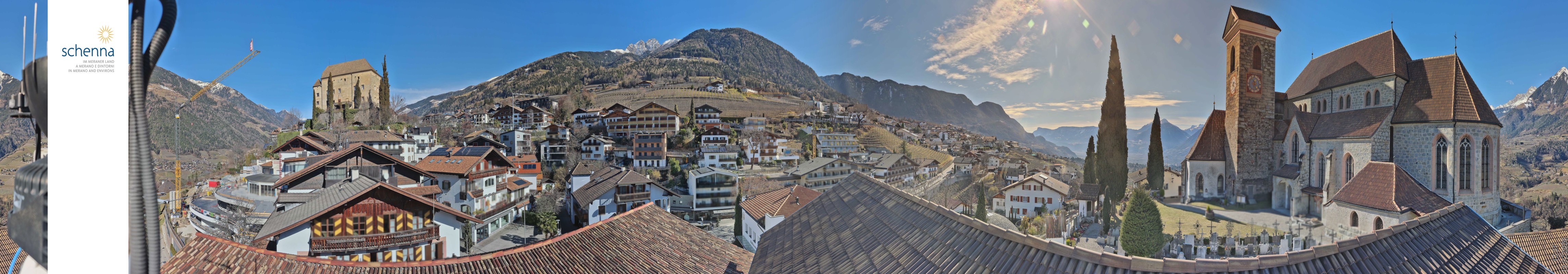 Archiv Foto Webcam Panoramablick Schenna
