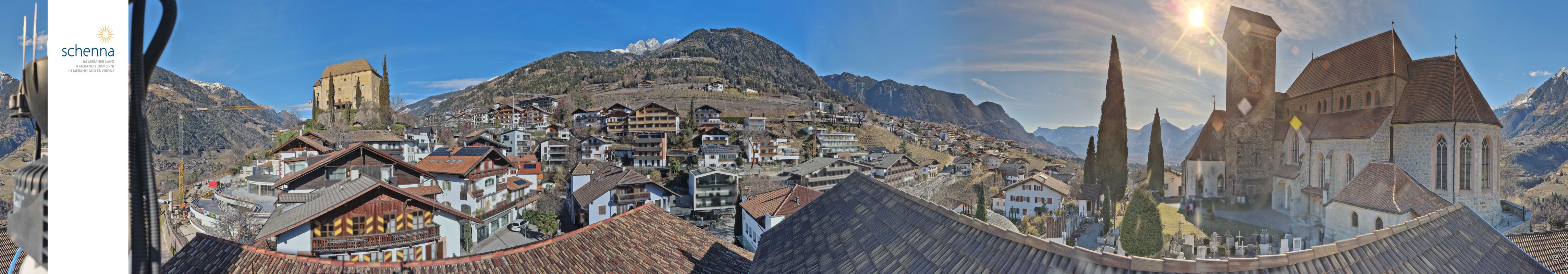 Archiv Foto Webcam Panoramablick Schenna