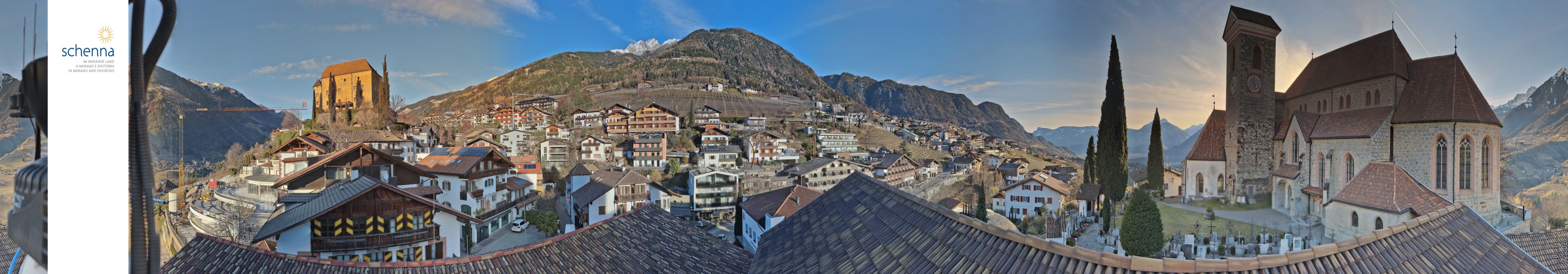 Archiv Foto Webcam Panoramablick Schenna