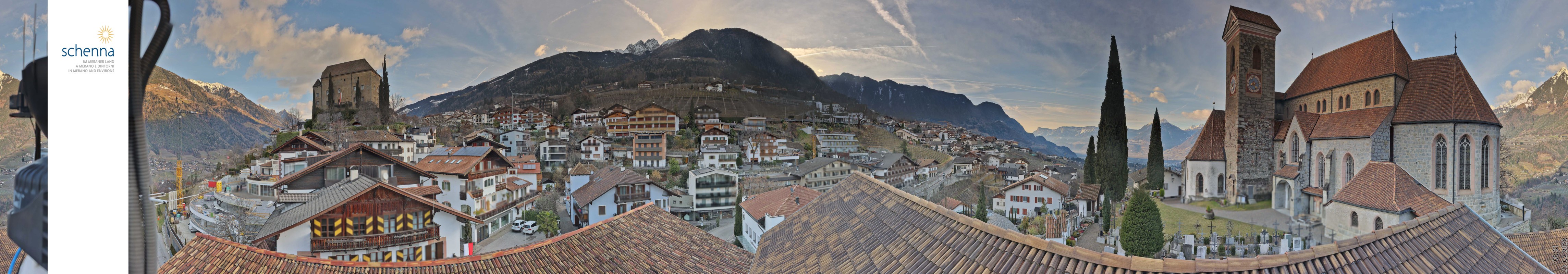 Archiv Foto Webcam Panoramablick Schenna