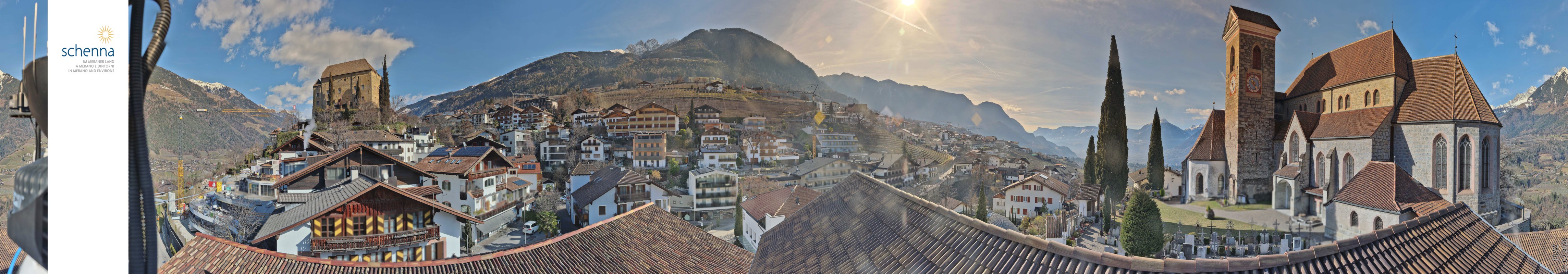 Archiv Foto Webcam Panoramablick Schenna