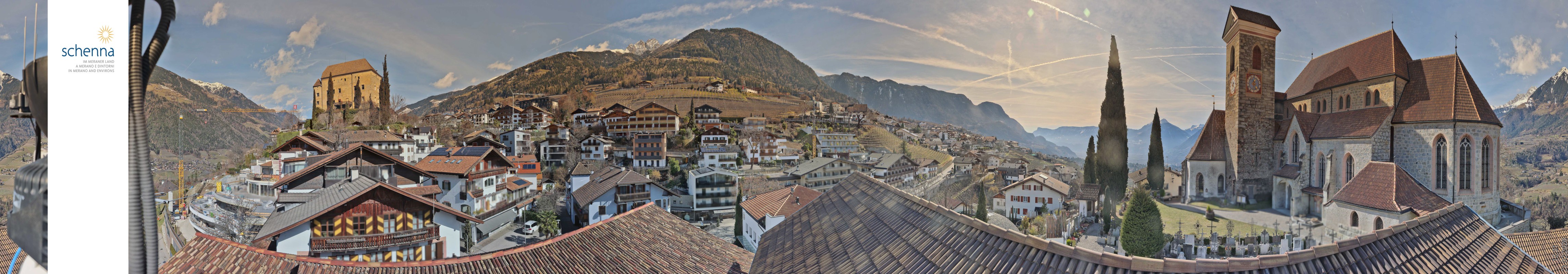Archiv Foto Webcam Panoramablick Schenna