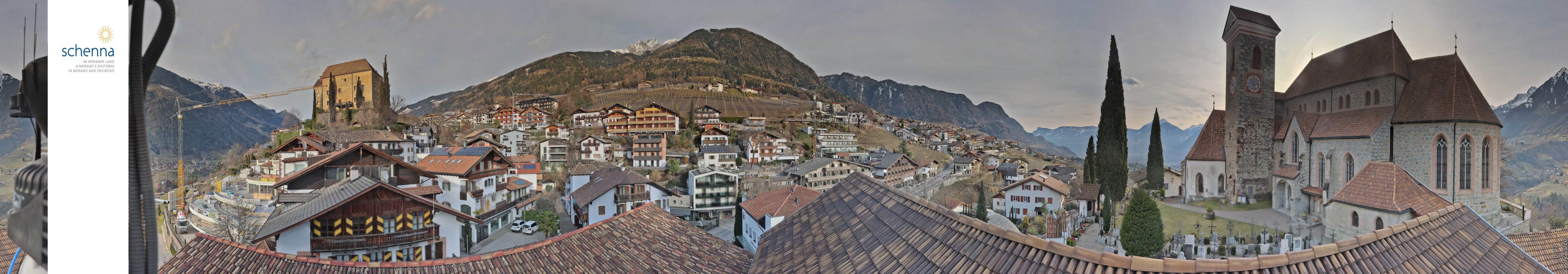 Archiv Foto Webcam Panoramablick Schenna