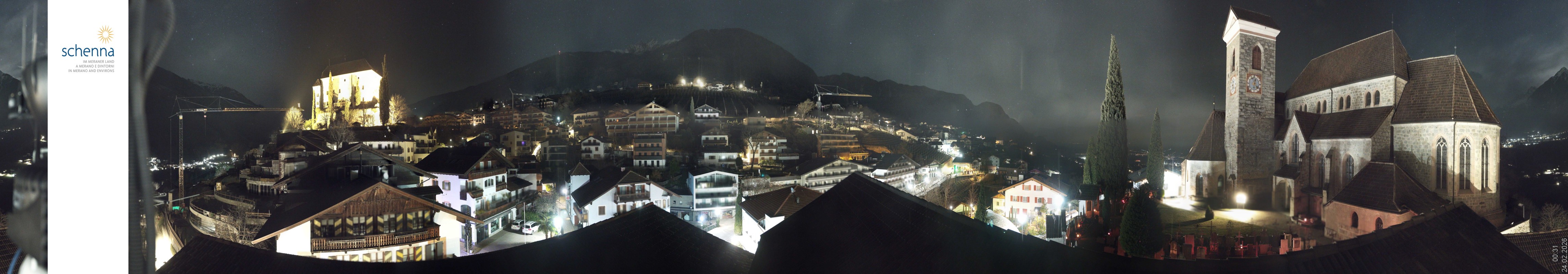 Archiv Foto Webcam Panoramablick Schenna