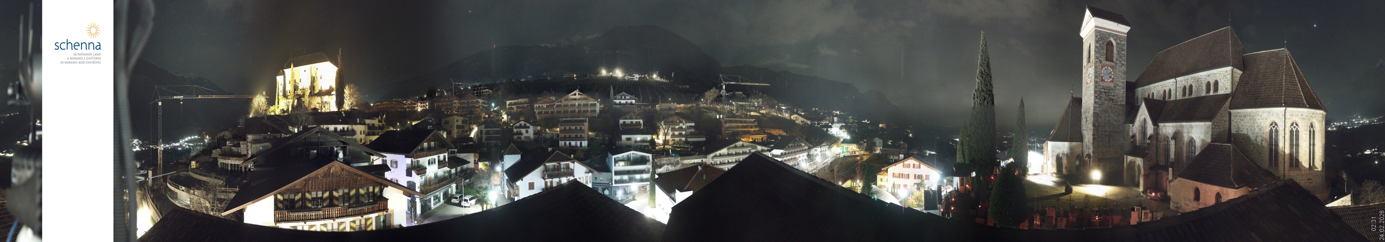 Archiv Foto Webcam Panoramablick Schenna