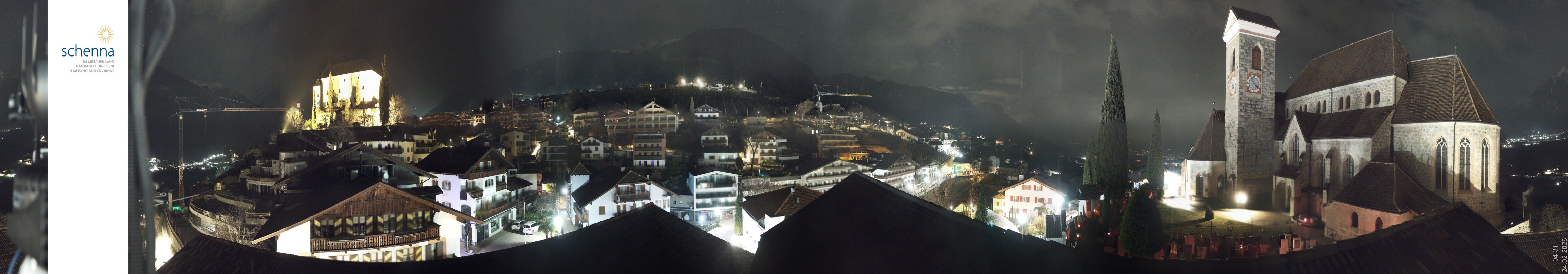 Archiv Foto Webcam Panoramablick Schenna