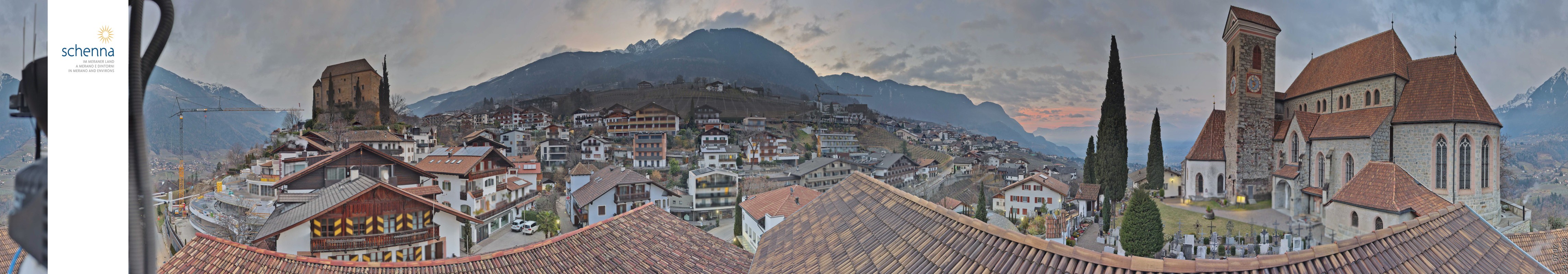 Archiv Foto Webcam Panoramablick Schenna