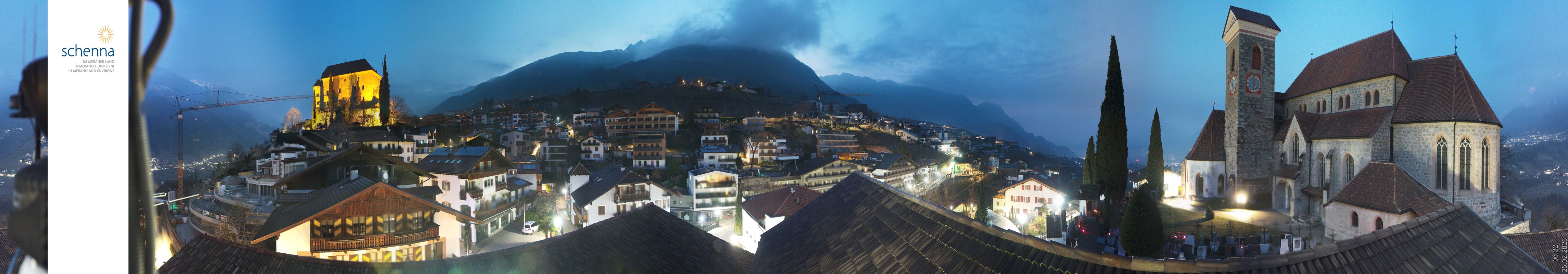 Archiv Foto Webcam Panoramablick Schenna