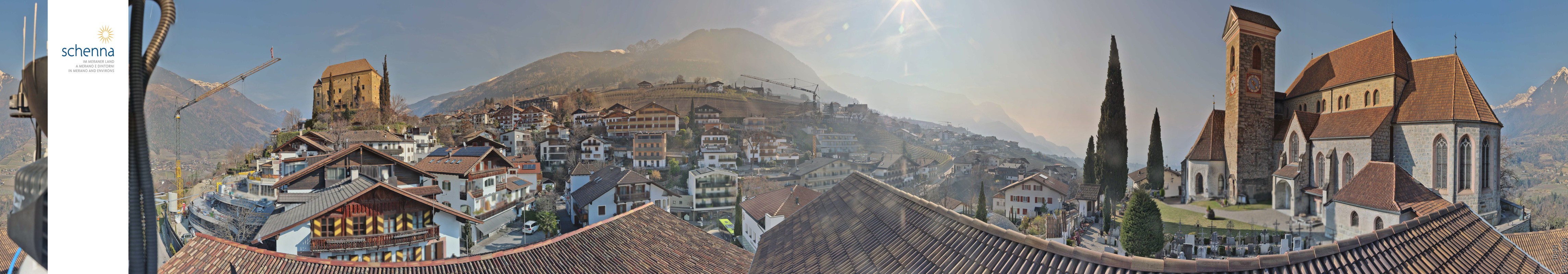 Archiv Foto Webcam Panoramablick Schenna