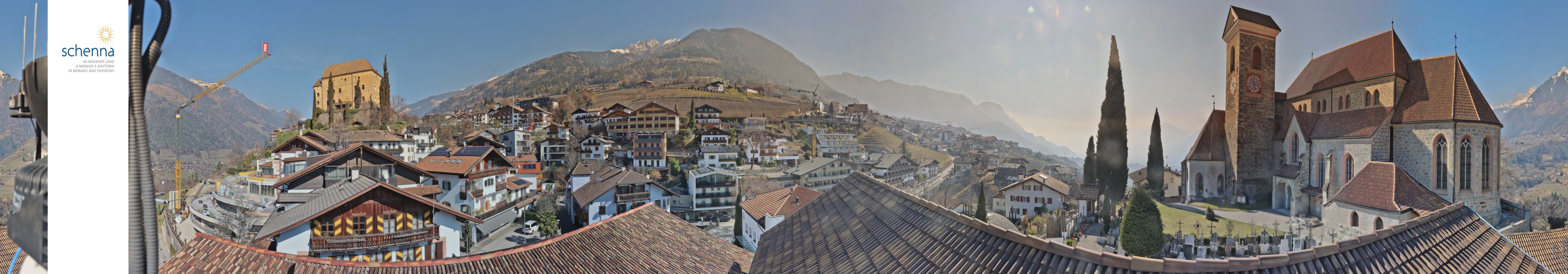 Archiv Foto Webcam Panoramablick Schenna