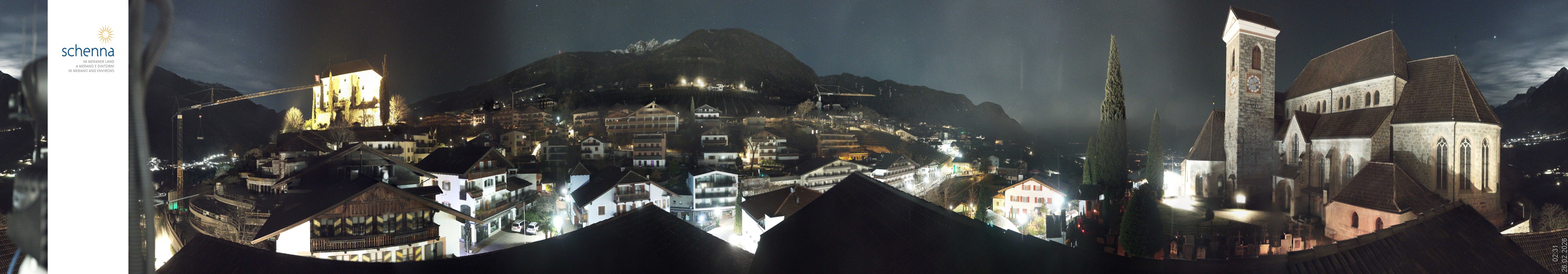 Archiv Foto Webcam Panoramablick Schenna