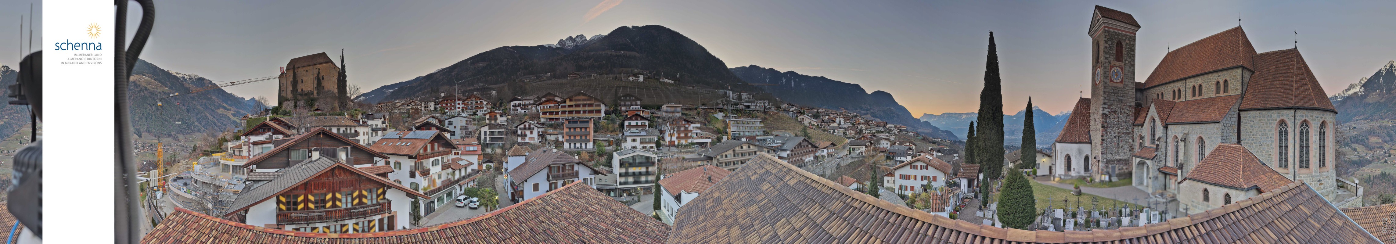 Archiv Foto Webcam Panoramablick Schenna