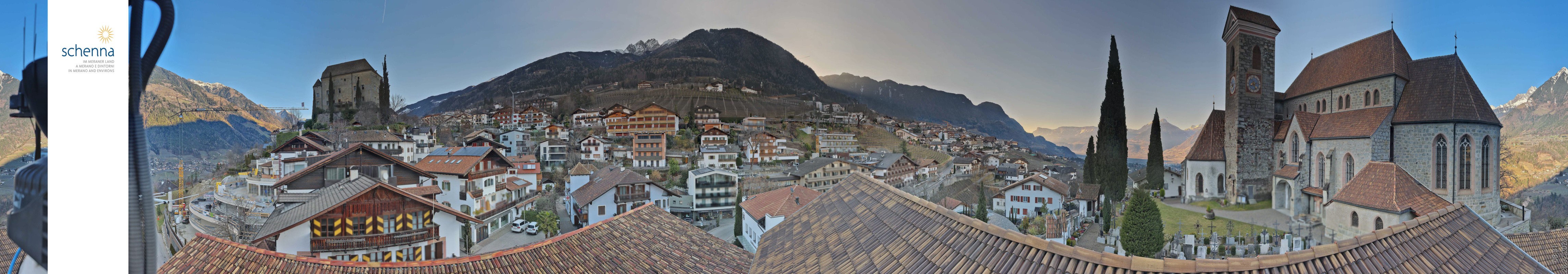 Archiv Foto Webcam Panoramablick Schenna
