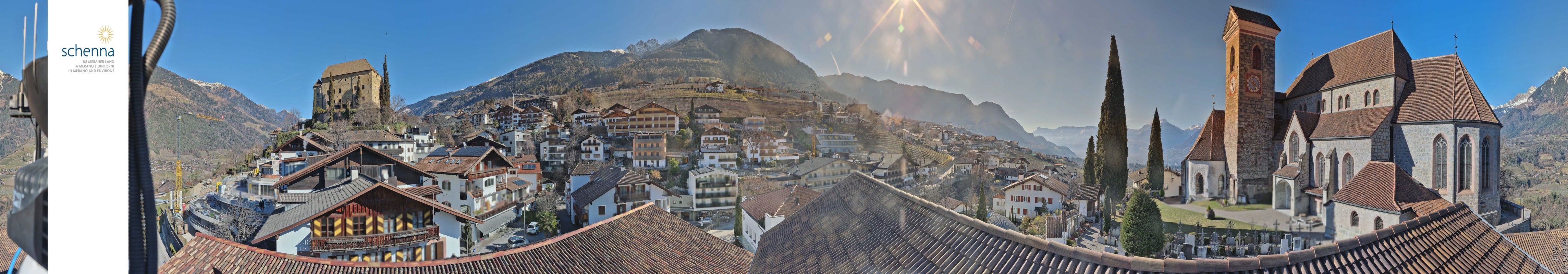 Archiv Foto Webcam Panoramablick Schenna