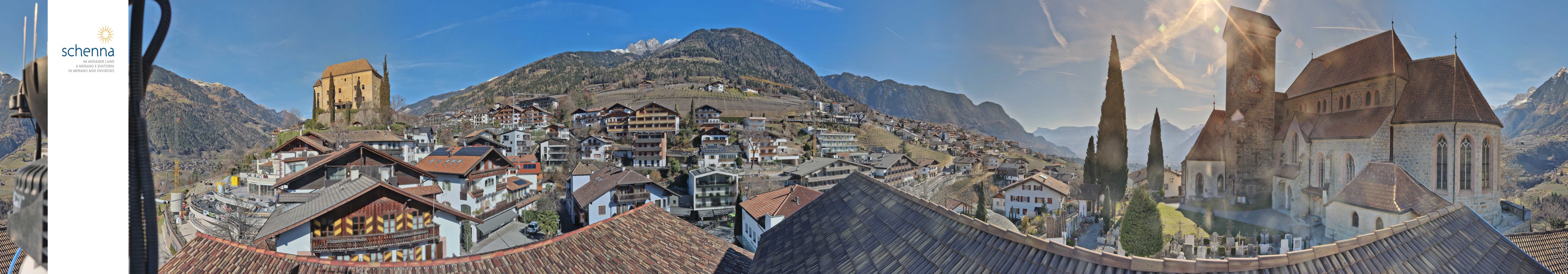 Archiv Foto Webcam Panoramablick Schenna
