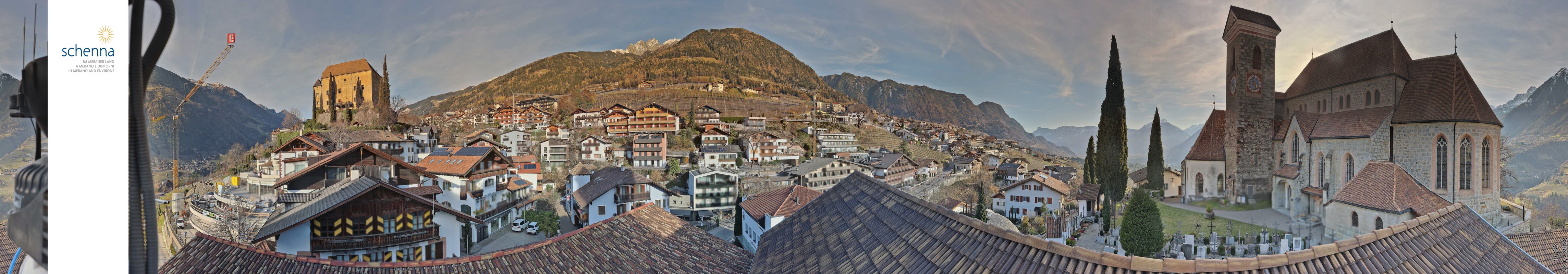 Archived image Webcam Panoramic View of Schenna