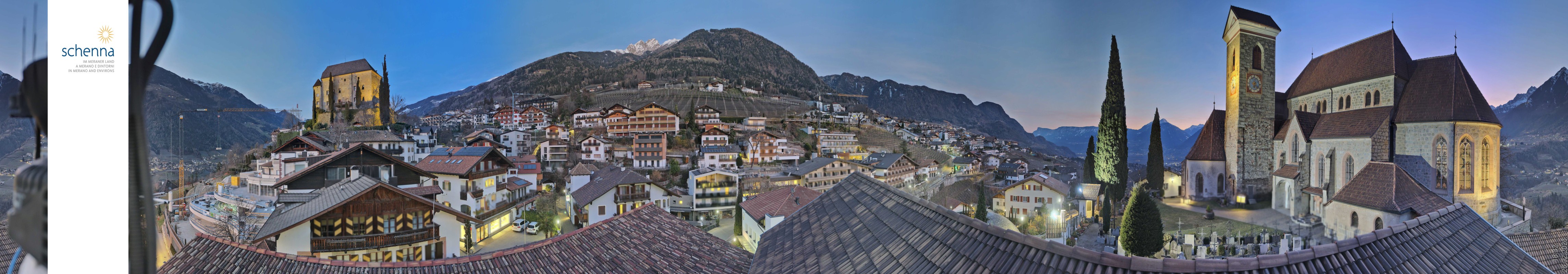 Archived image Webcam Panoramic View of Schenna