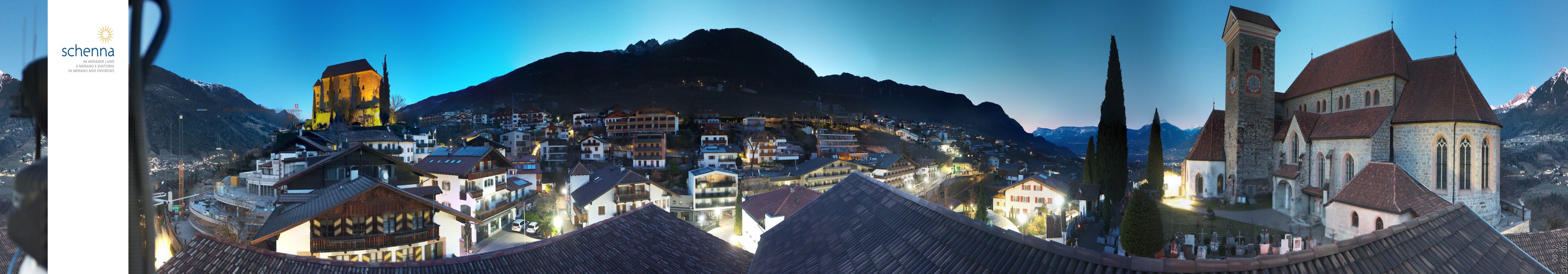 Archived image Webcam Panoramic View of Schenna