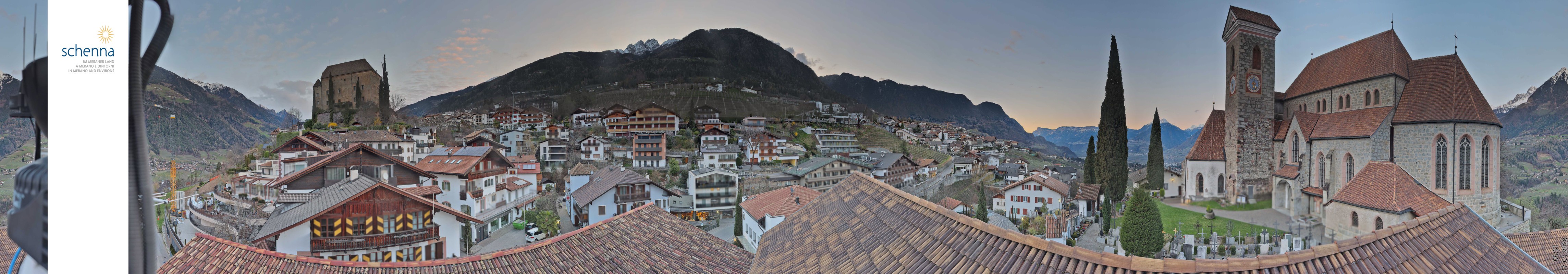 Archiv Foto Webcam Panoramablick Schenna