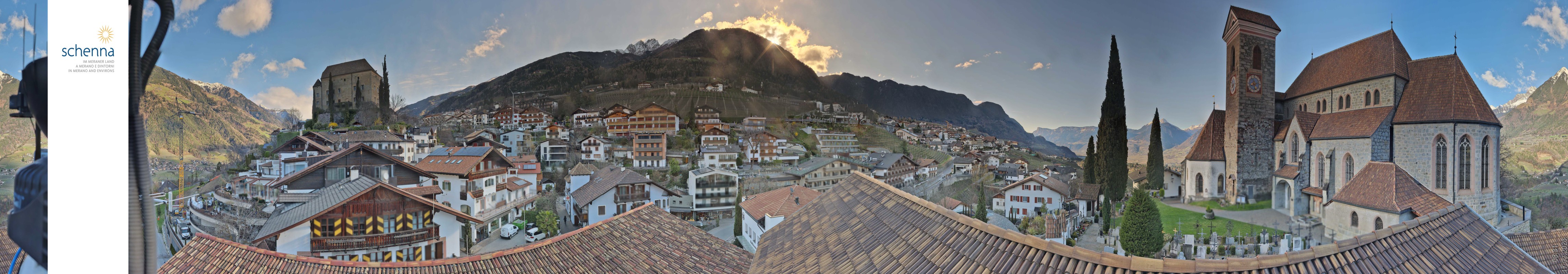 Archiv Foto Webcam Panoramablick Schenna