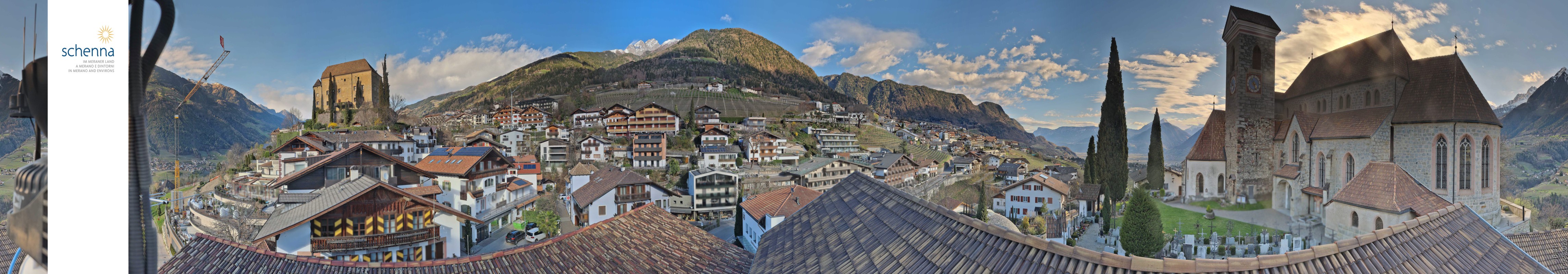 Archiv Foto Webcam Panoramablick Schenna