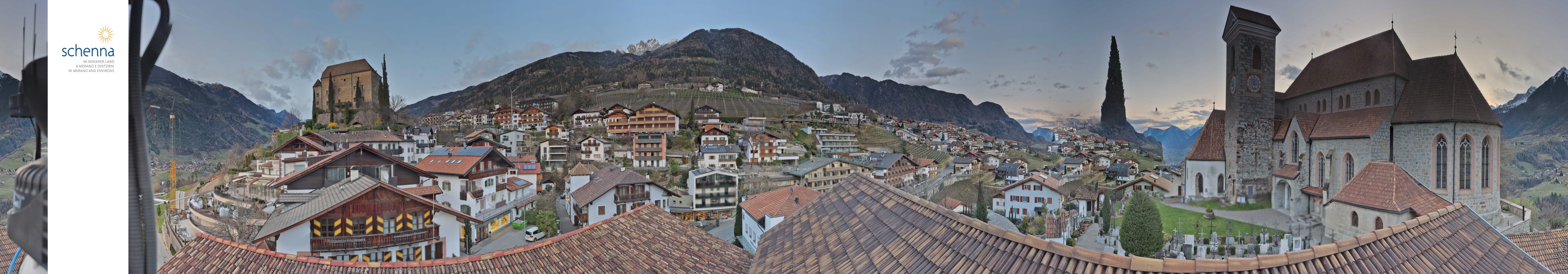 Archiv Foto Webcam Panoramablick Schenna
