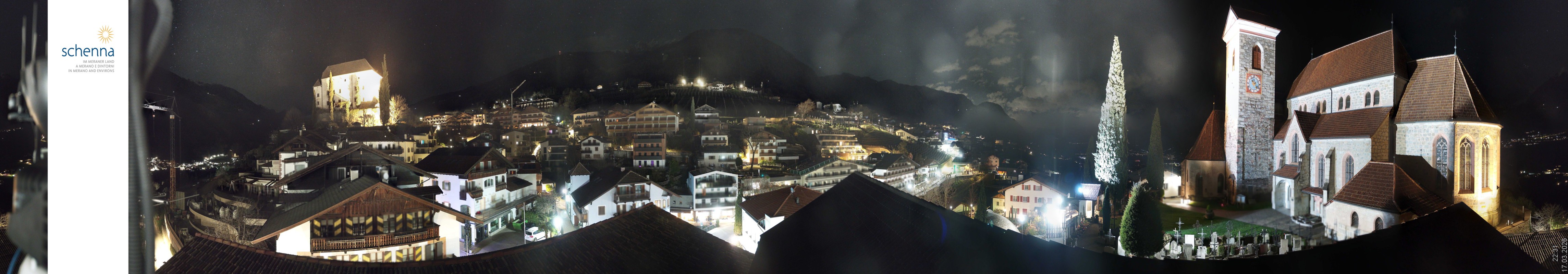 Archiv Foto Webcam Panoramablick Schenna