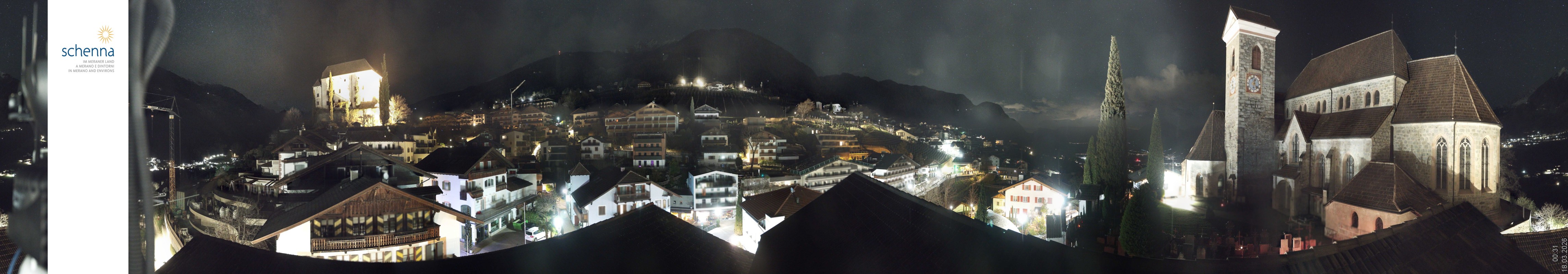 Archiv Foto Webcam Panoramablick Schenna