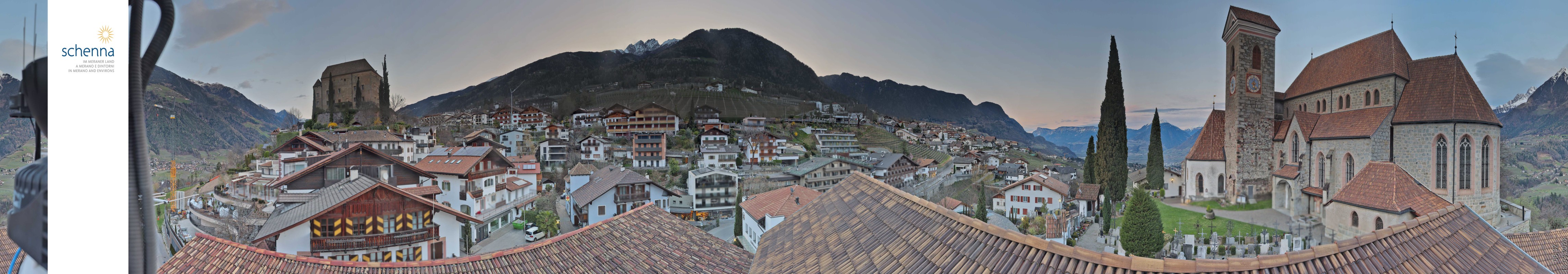 Archiv Foto Webcam Panoramablick Schenna