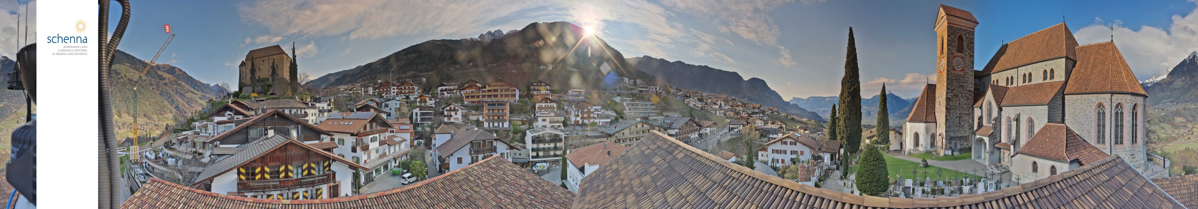 Archiv Foto Webcam Panoramablick Schenna