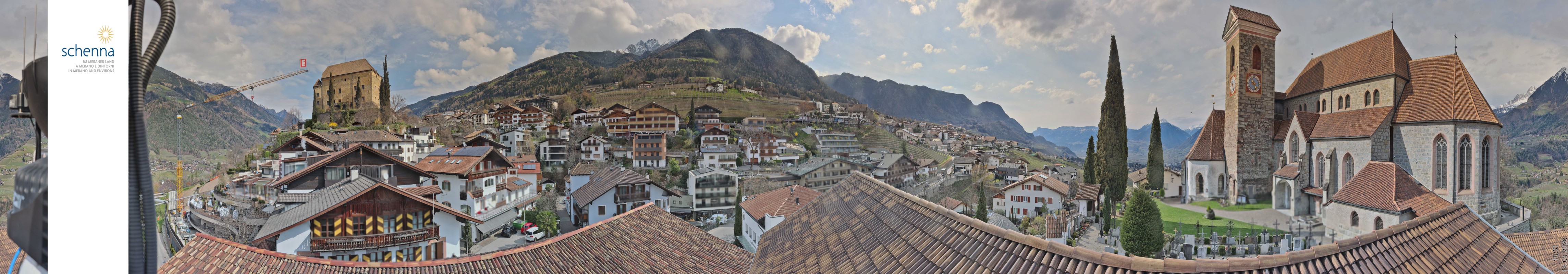 Archiv Foto Webcam Panoramablick Schenna