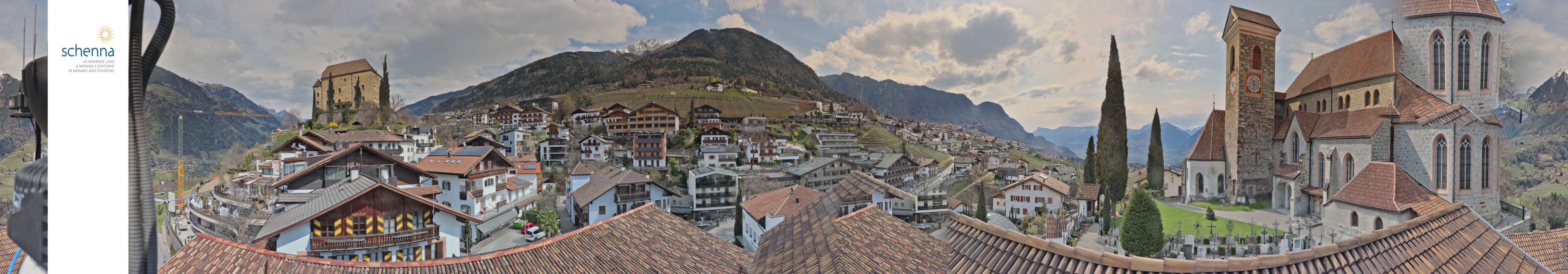 Archiv Foto Webcam Panoramablick Schenna