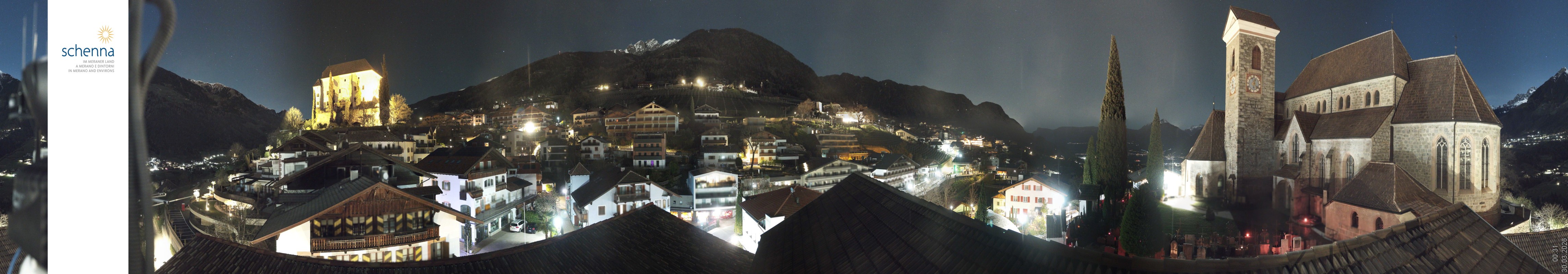 Archiv Foto Webcam Panoramablick Schenna