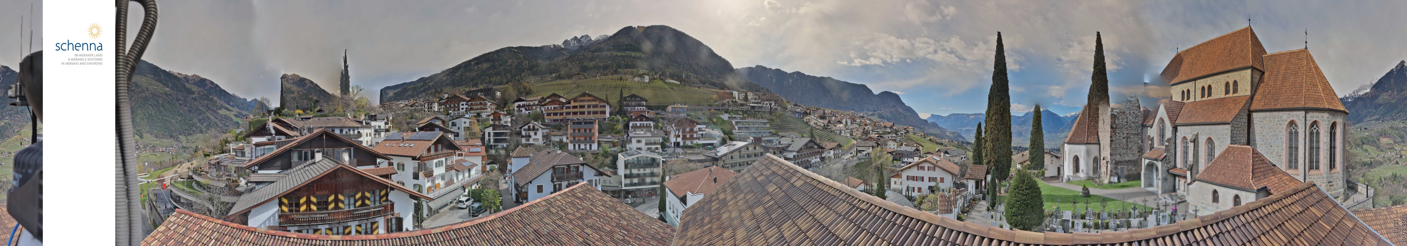 Archiv Foto Webcam Panoramablick Schenna