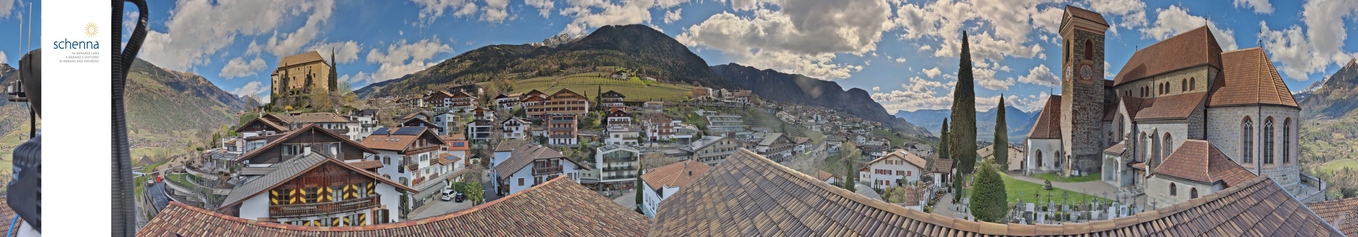 Archiv Foto Webcam Panoramablick Schenna